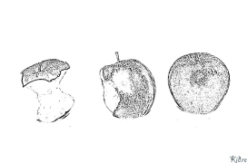 apple Kurasa Za Kupaka Rangi Zinazoweza Kuchapishwa